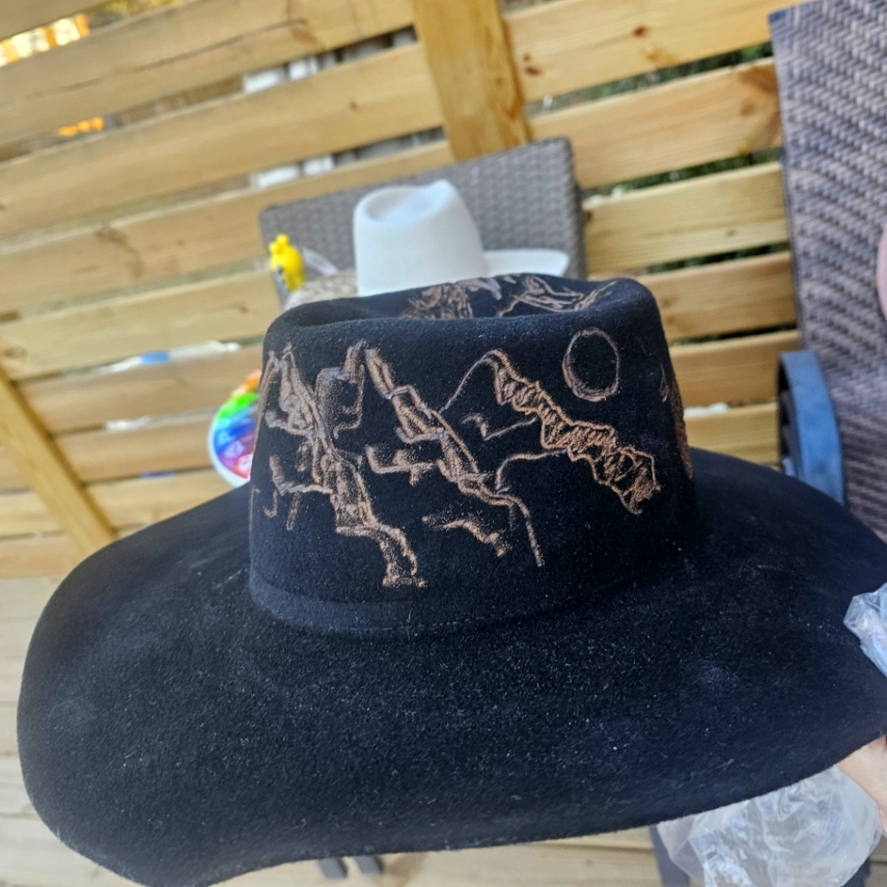 For @casey4887 Viking mtn mn hat and floral hat